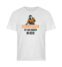 Lade das Bild in den Galerie-Viewer, Schweissen ist wie nähen Brust Design  - Unisex T-Shirt
