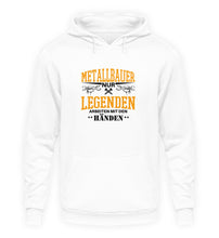 Lade das Bild in den Galerie-Viewer, Metallbauer Legenden Brust Design  - Unisex Hoodie
