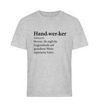 Lade das Bild in den Galerie-Viewer, Handwerker Substantiv Brust Design  - Unisex T-Shirt
