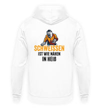 Lade das Bild in den Galerie-Viewer, Schweissen ist wie nähen Rücken Design  - Unisex Hoodie
