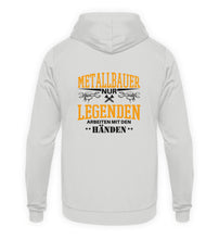 Lade das Bild in den Galerie-Viewer, Metallbauer Legenden Rücken Design  - Unisex Hoodie
